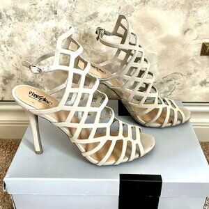 Mossimo Taupe Kylea Strappy Heels; Size 8